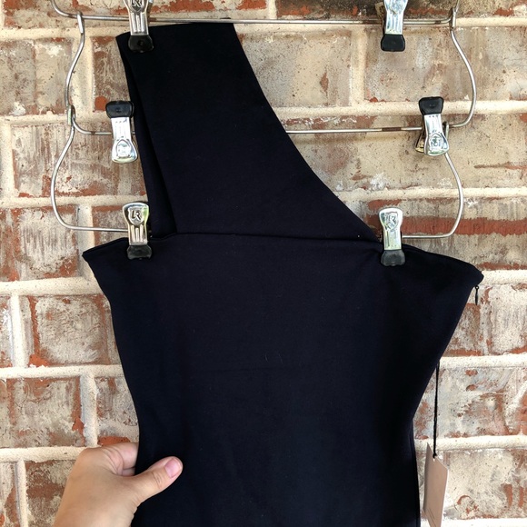 Superdown Rockie One Shoulder Navy Mini Dress XXS - Picture 6 of 16